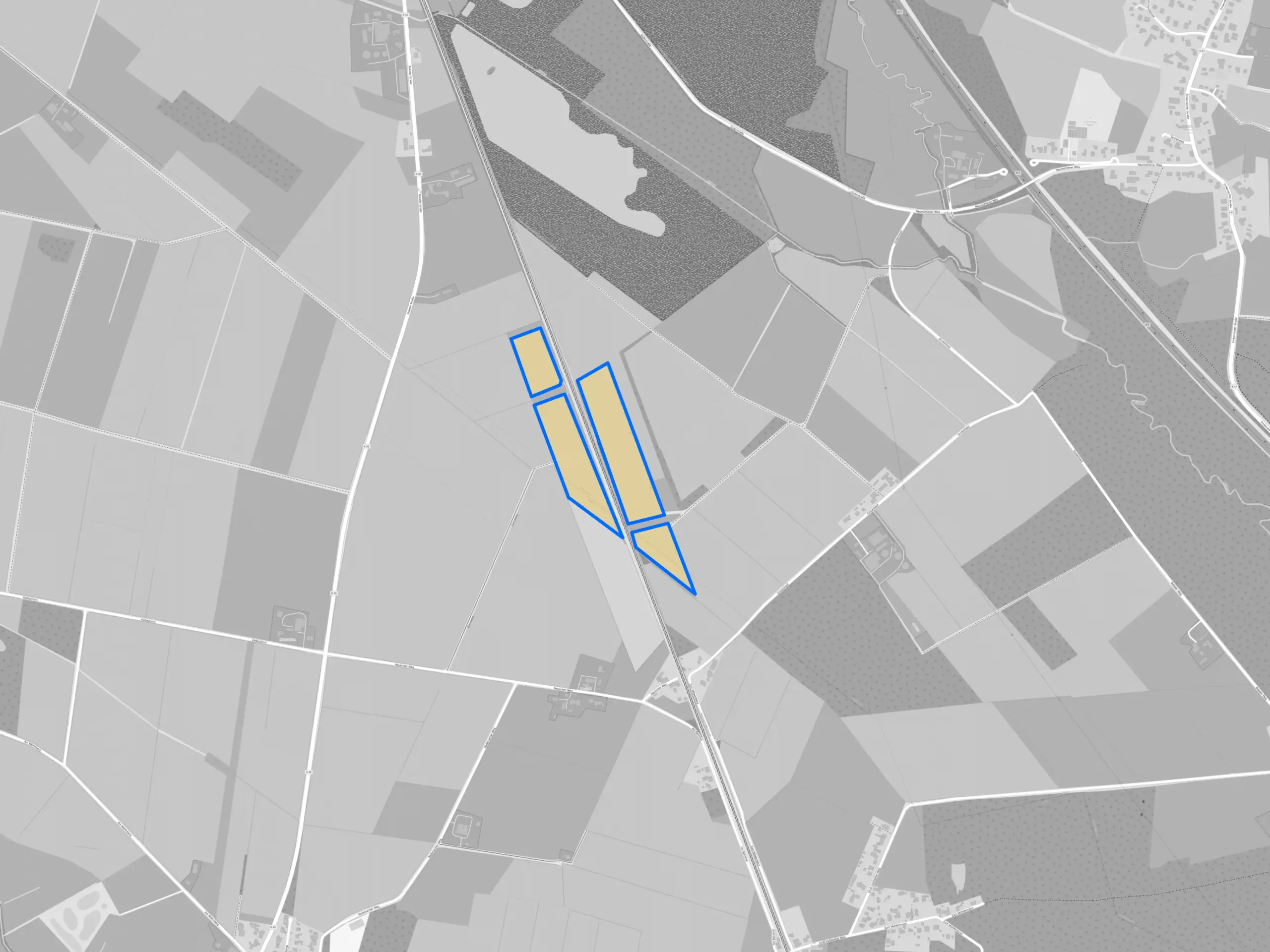 Flächenkarte der PVA Emkendorf II