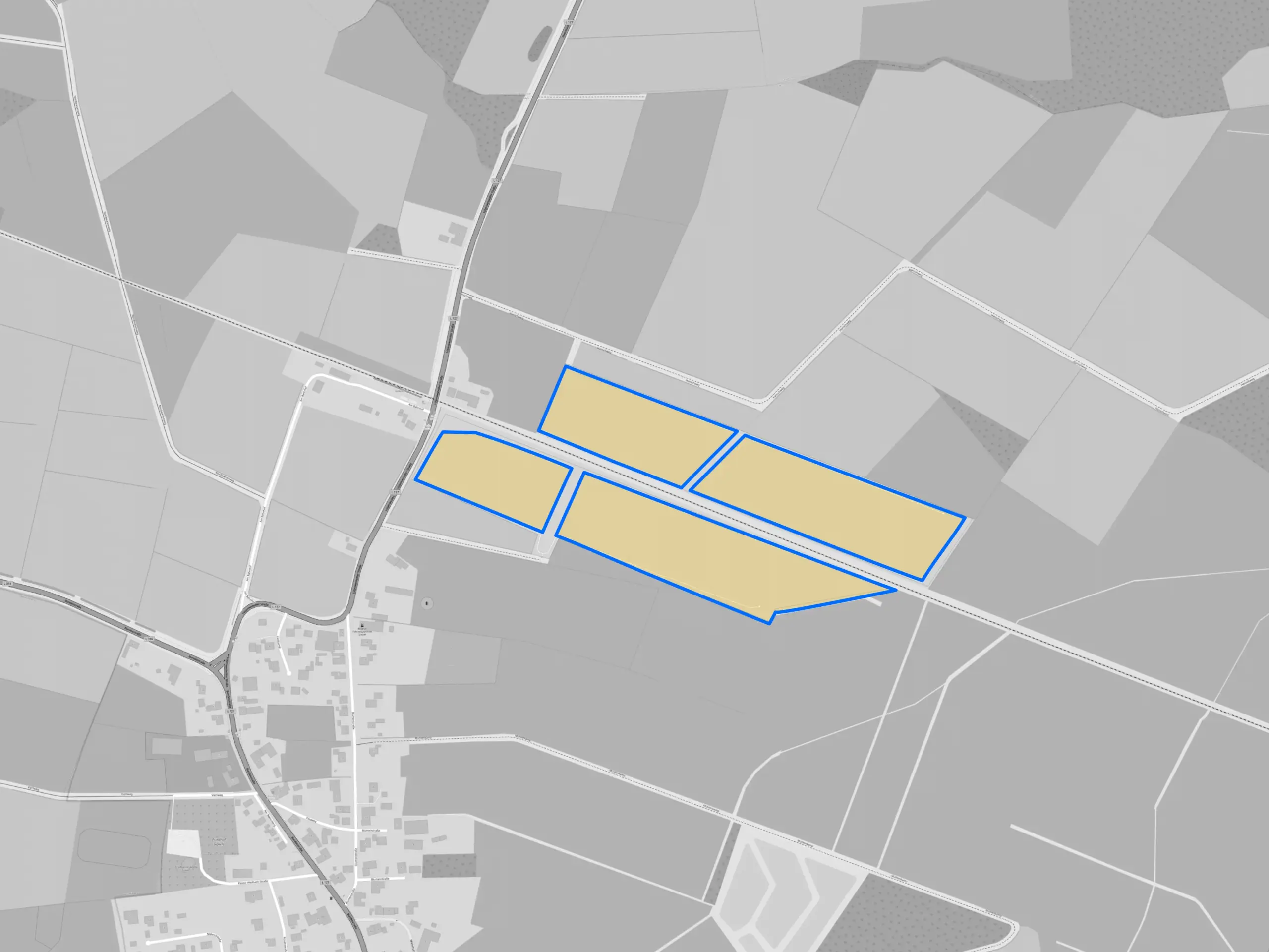 Flächenkarte der PVA Gokels